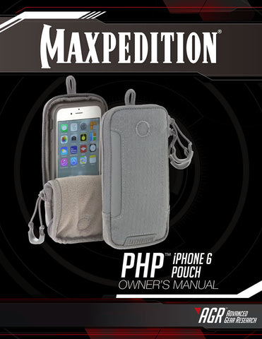 PHP Iphone 6/6S/7 Pouch - Maxpedition- Owner's Manual