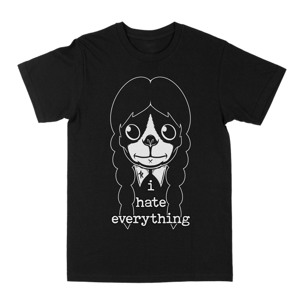 Terrier Cvlt I Hate Everything Black T Shirt Deathwish Inc