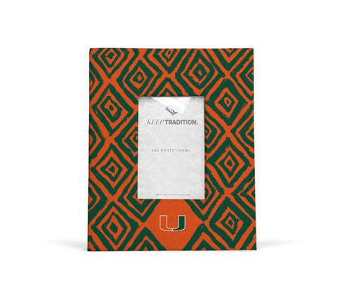 Miami Hurricanes Diamond Picture Frame