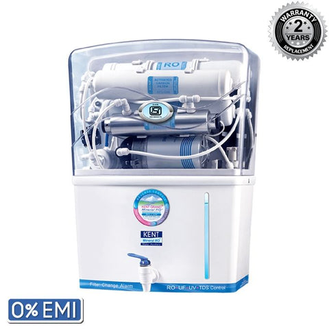 Kent Grand Plus Wall Mounted RO Water Purifier - White(WF-008)