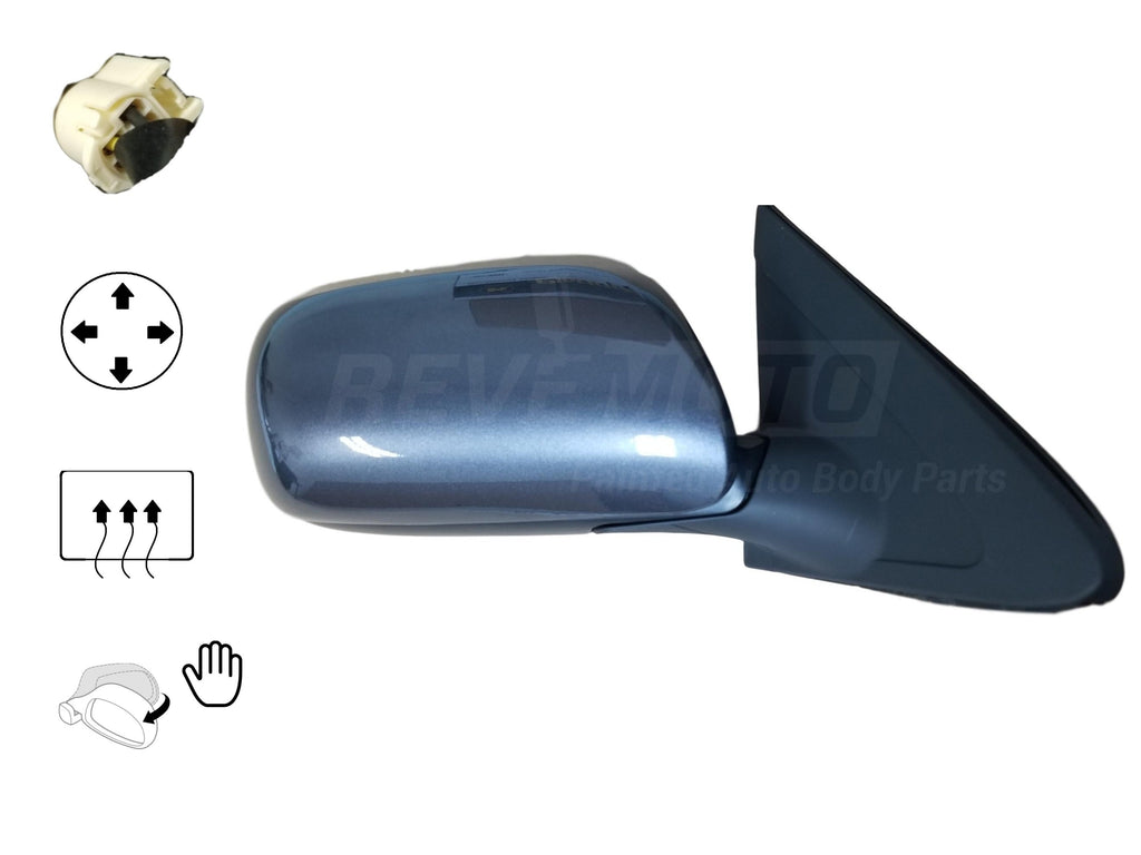 2009-2013 Toyota Matrix Mirror (Driver Side); Power; Non-Heated; Manual Folding; TO1320248; 8790902870