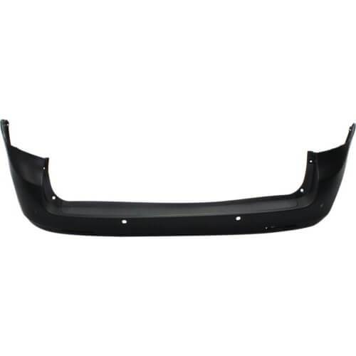 2011-2019 Toyota Sienna Rear Bumper; SE Models; w_o Park Assist Sensor Holes; w_ Molded-in Textured Top Pad; TO1100284; 5215908905