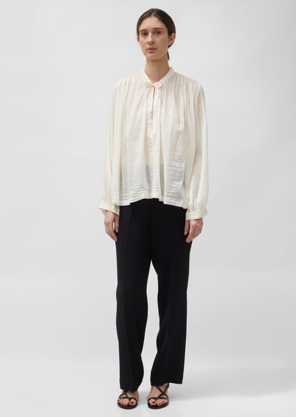uitvoeren spreken kalmeren Cotton & Silk Voile Bohemian Shirt – La Garçonne
