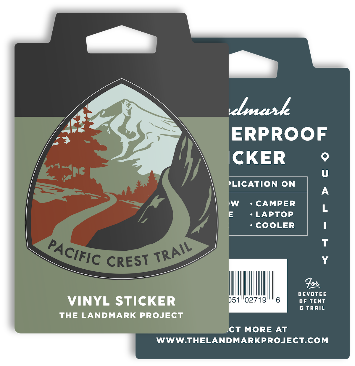 Pacific Crest Trail Sticker The Landmark Project