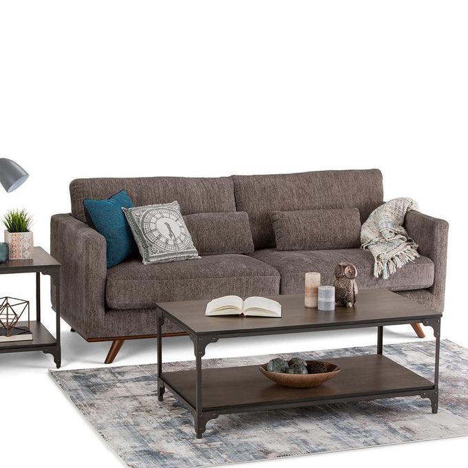 Nantucket 44 x 24 inch Coffee Table in Walnut Brown