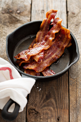 Bacon in pan