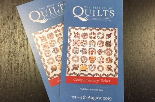 Festival of Quilts ticket Giveaway