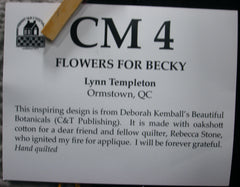 Flowers for Becky by Lynn Templeton