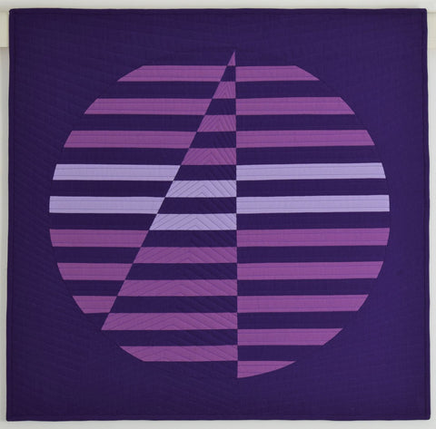 Purple Circle by Monika Huelsebusch