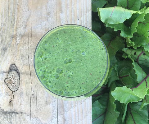 Green leaves smoothie