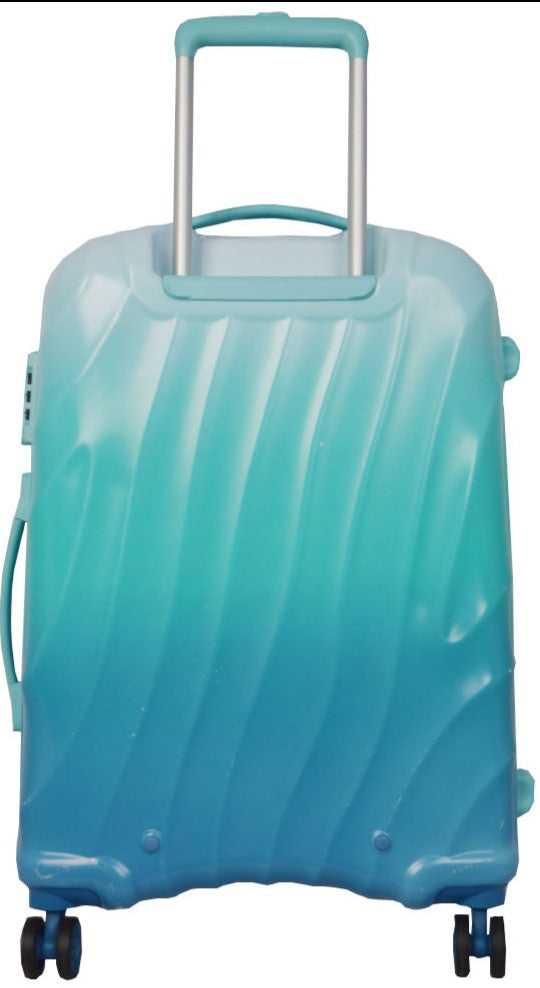 skybags blue suitcase