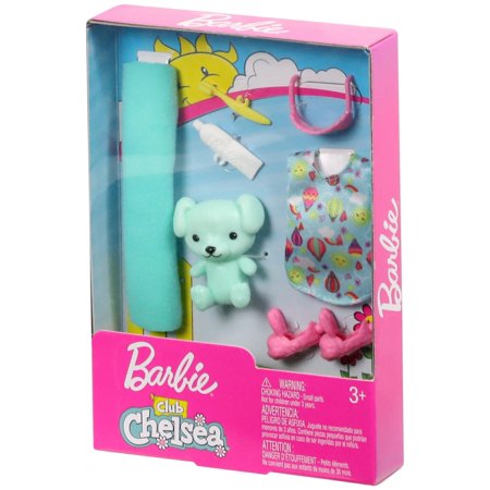 barbie club chelsea bedtime doll & playset