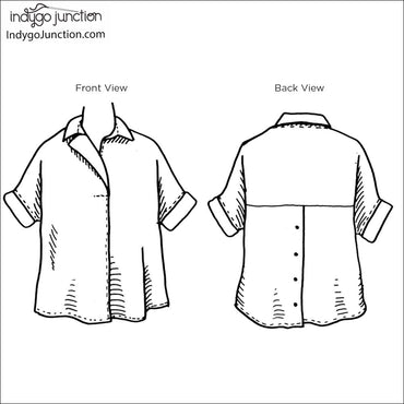 Indygo Essentials: Button Back Shirt