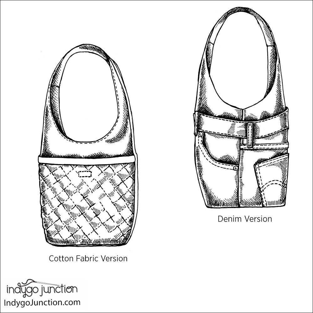bucket handbag pattern