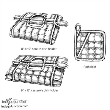 Casserole Carry-All Kitchen Pattern