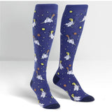 Dinos In Space Knee Socks