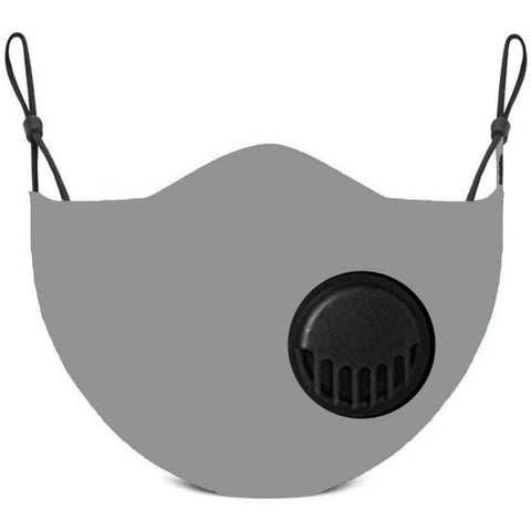 Face Mask With Filter Grey Adult