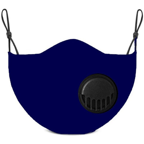 Face Mask With Filter Navy Adult