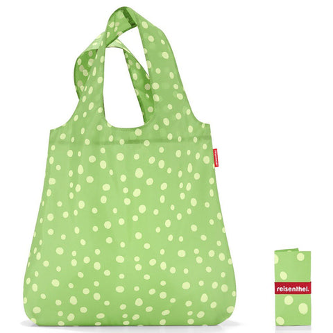 Mini Maxi Shopper Green Spots