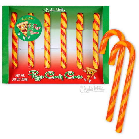 Pizza Candy Canes