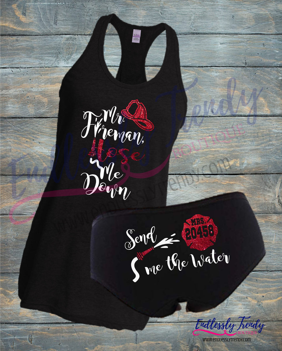 Northern California Firefighter Wife Tank Top
