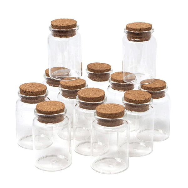 clear glass spice jars