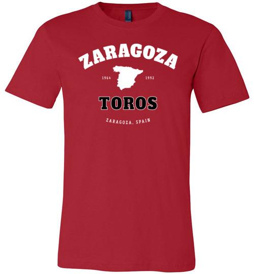 Zaragoza Toros - Men's/Unisex Lightweight Fitted T-Shirt-Wandering I Store