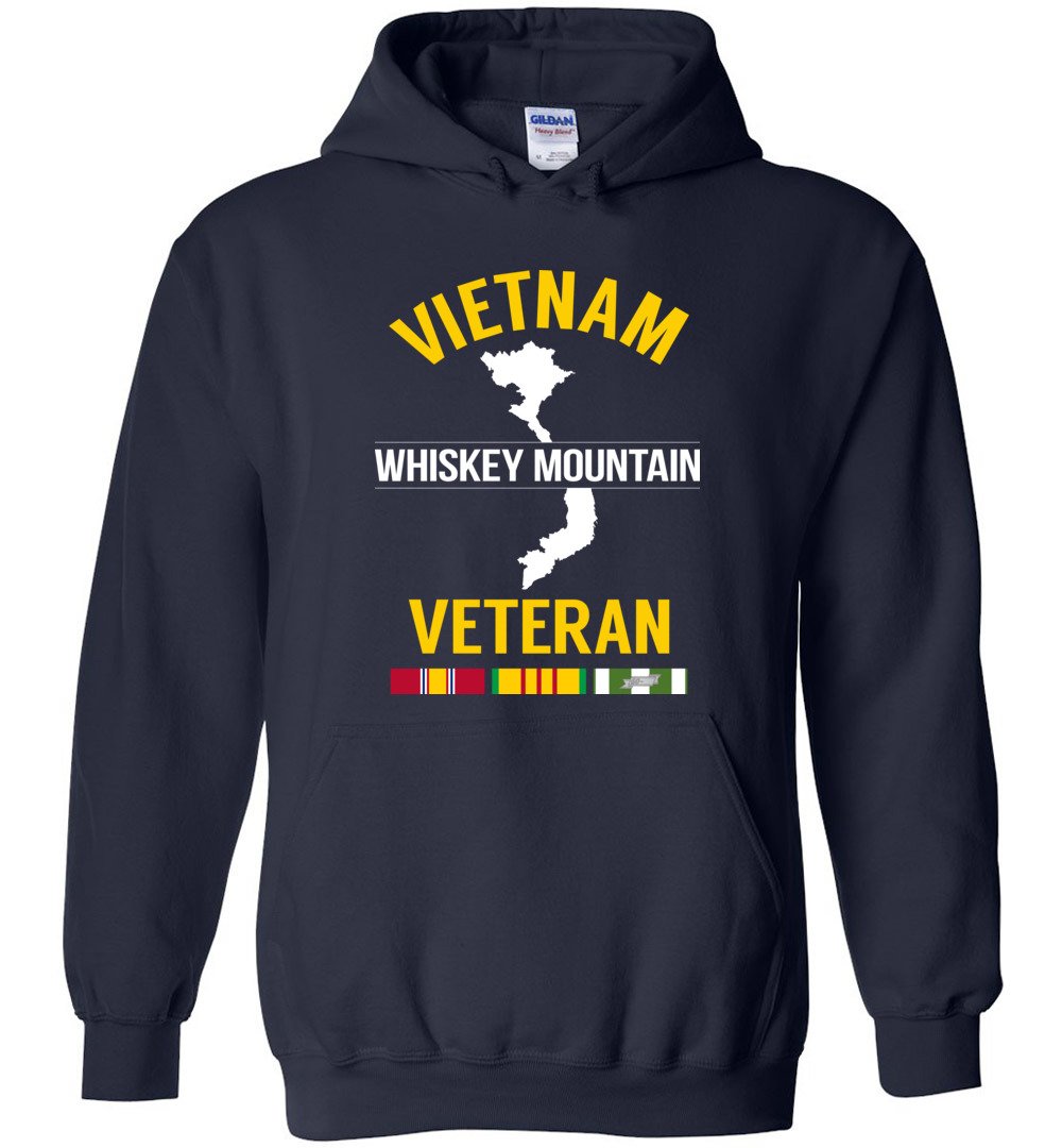 Vietnam Veteran "Whiskey Mountain" - Men's/Unisex Hoodie-Wandering I Store