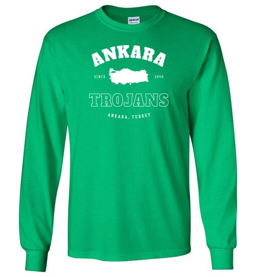 Ankara Trojans - Men's/Unisex Long-Sleeve T-Shirt-Wandering I Store