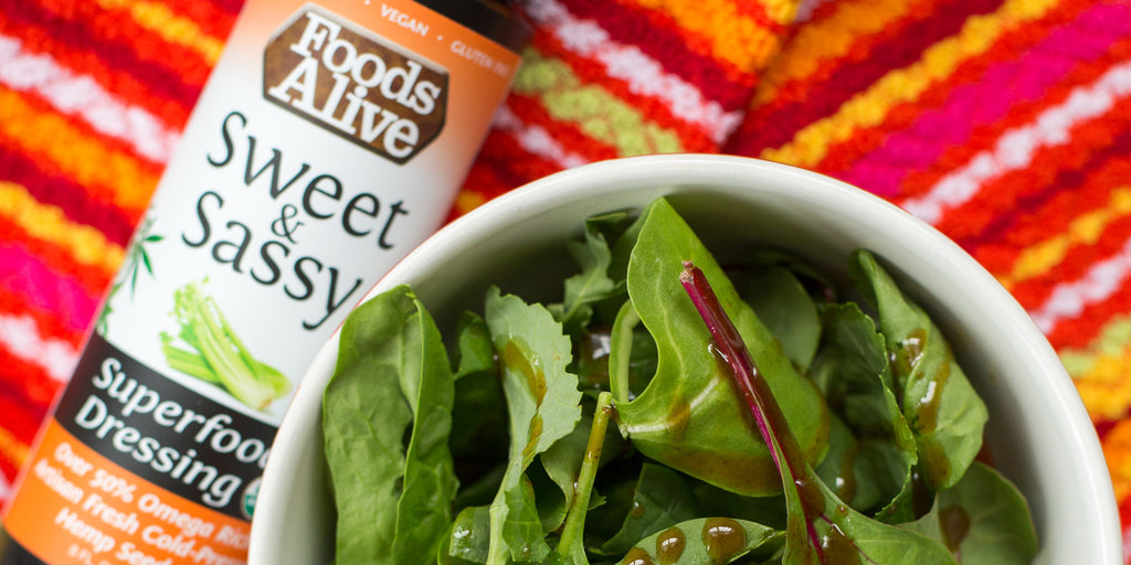 Organic Sweet & Sassy Salad Dressing | Artisan Cold-Pressed Hemp Oil | Raw, Vegan, Gluten Free, Kosher | Foods Alive
