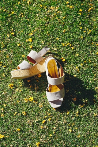 Sunlit image of the Coclico Massy Wedge on the grass.