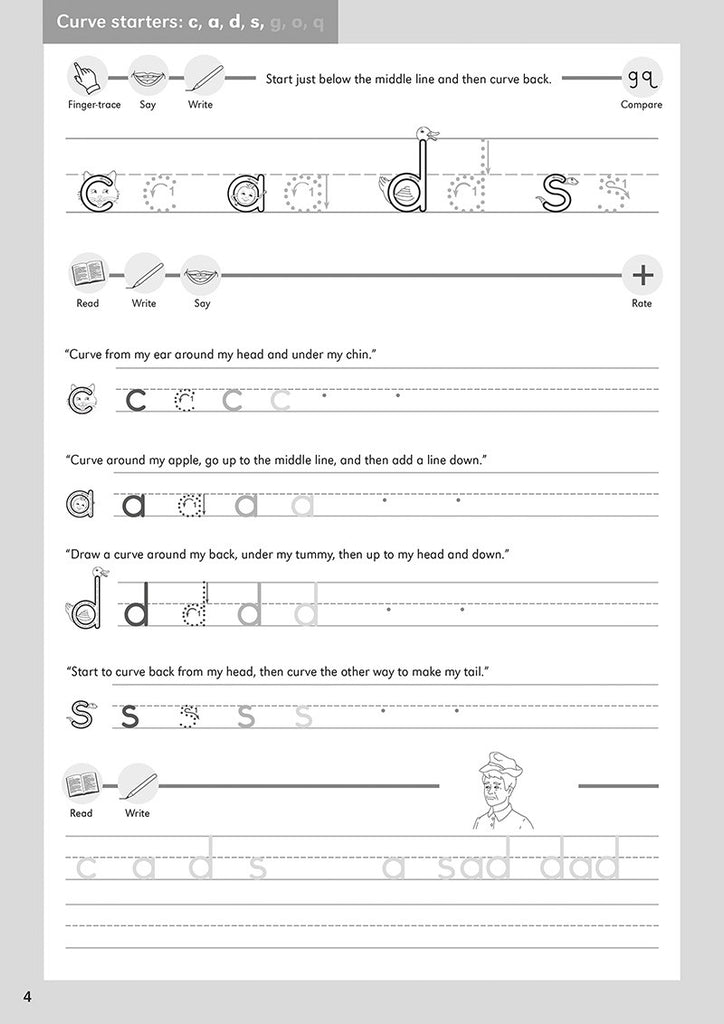 grade 2 handwriting practice letterland canada print style