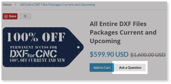 ask a question about products-DXFforCNC.com