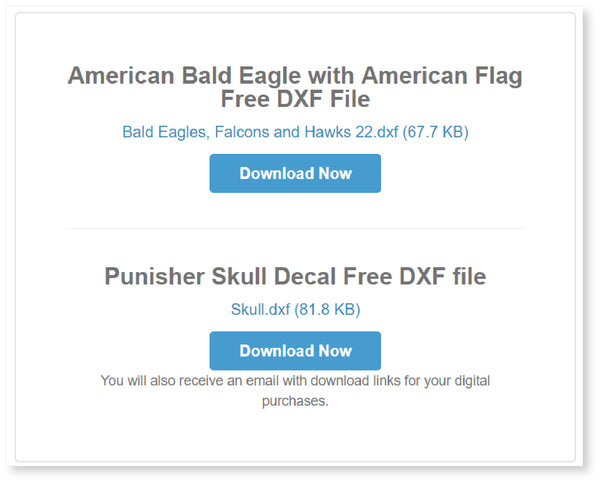 thanks you and download page-dxfforcnc.com
