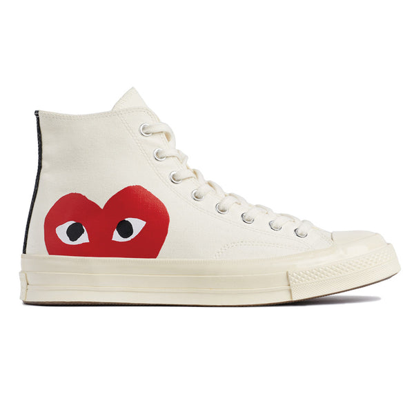 comme des garcons sneakers white