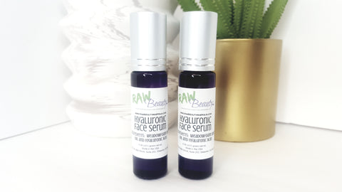 hyaluronic acid facial serum by raw beauty minerals