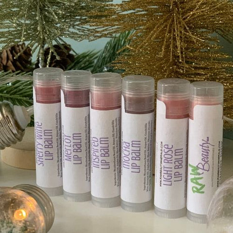 tinted lip balm gift set by raw beauty minerals best lip balm