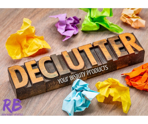 declutter your beauty products