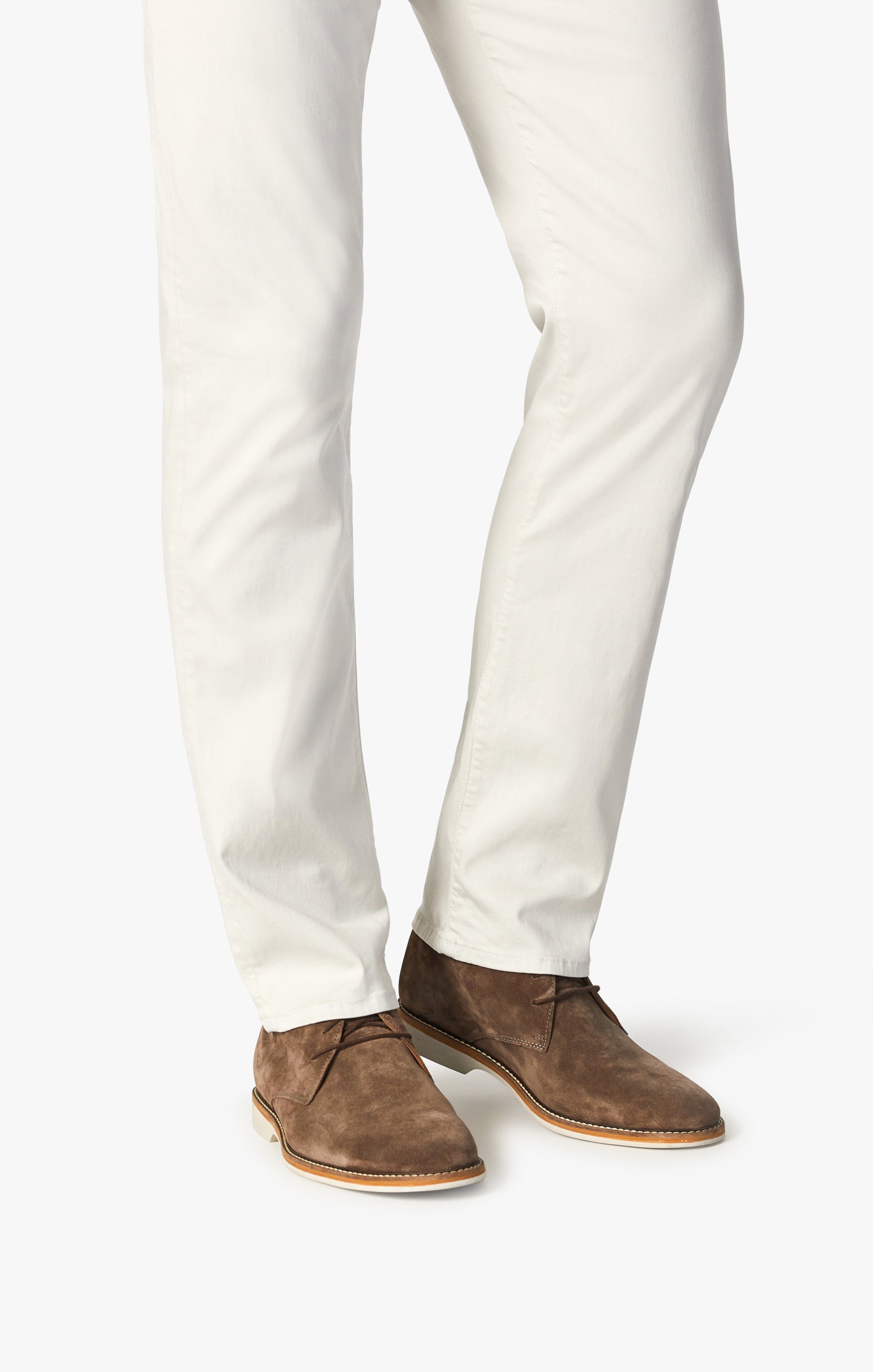 Courage Straight Leg Pants In Oyster Twill Image 3