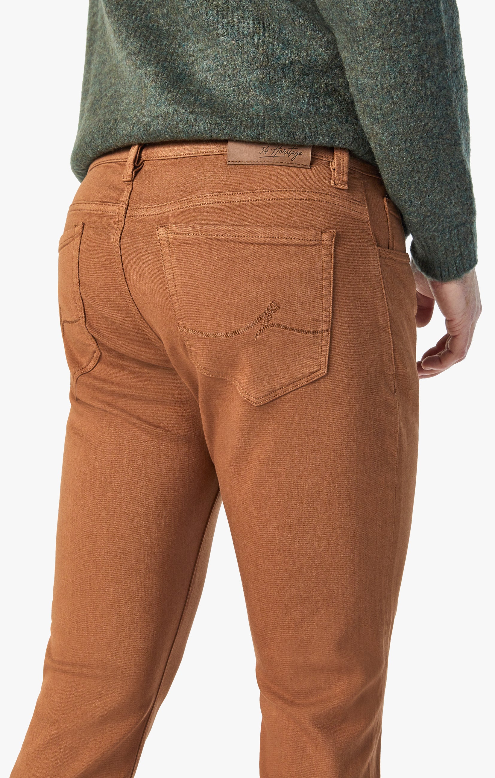 Courage Straight Leg Pants In Toffee Comfort Image 8