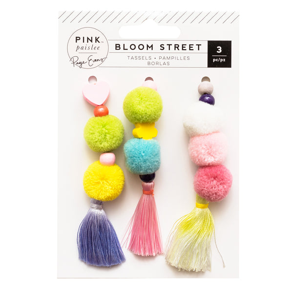 Paige Evans Bloom Street Tassels 3/Pk