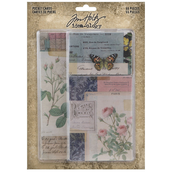 Idea-Ology Pocket Cards 55/Pkg Tim Holtz