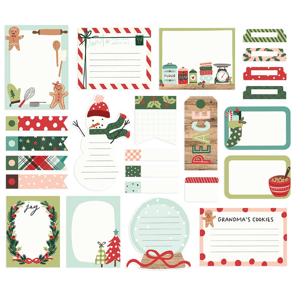 Baking Spirits Bright Bits & Pieces Die-Cuts Journal 24/Pkg