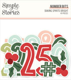 Baking Spirits Bright Bits & Number Die-Cuts Journal 40/Pkg