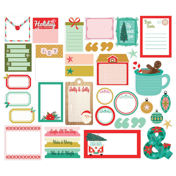 Mix & A-Mingle Bits & Pieces Die-Cuts Journal 34/Pkg