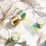 Flower Stamp Clear Washi Tape Mind Wave