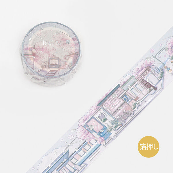 City By The Sea Washi Tape Foil BGM