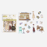 Little Shop Brunch Cafe Flake Sticker (45 pieces)