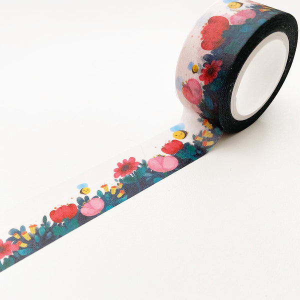 Bees with Flowers Washi Tape