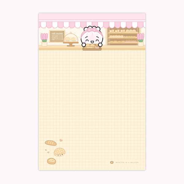 Cozy Cafe Sticky Notes 4x6